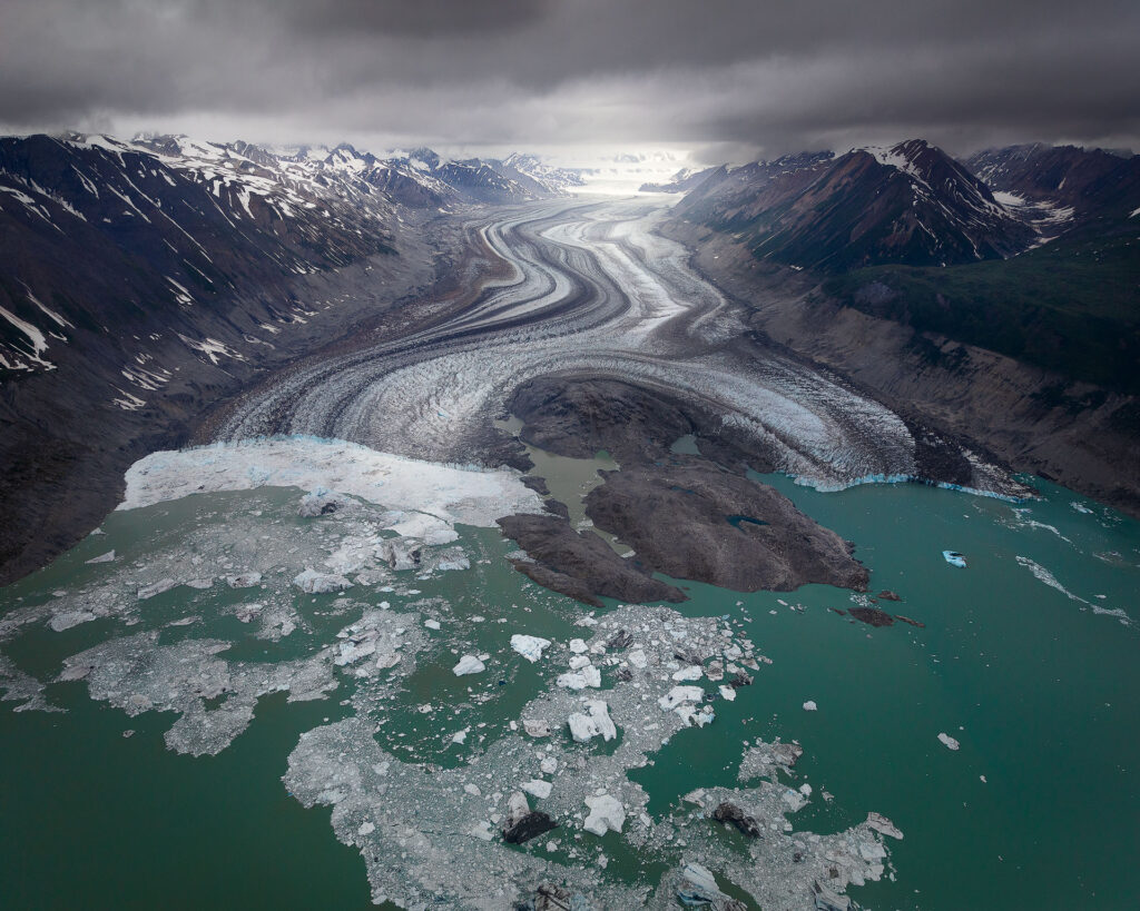 Lowell glacier Kluane national park Yukon