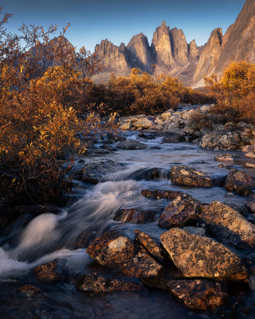 Mount Monolith over stream