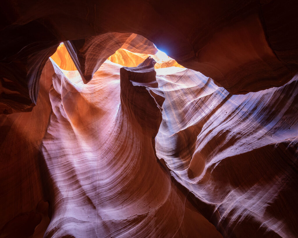 Antelope canyon rock formation