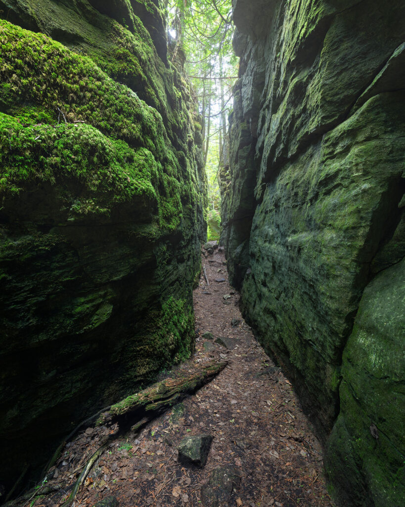 green slot canyon