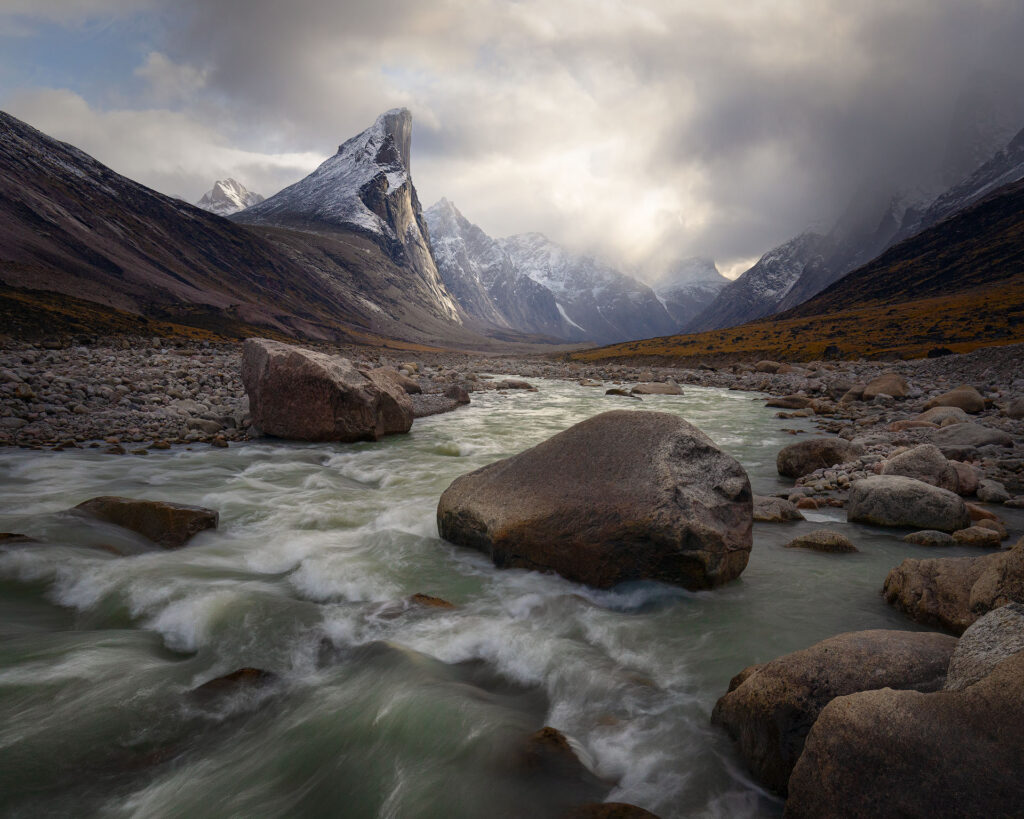 Mount Thor over the Weasel River